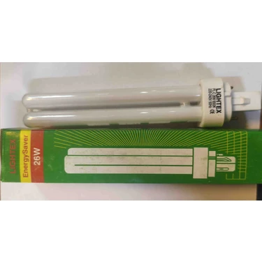 Liğtex 26 Watt 865 2 Pinli Plc Kompakt Ampül 17 cm Uzunluk Beyaz Işık