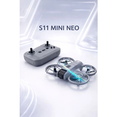Rose Teknoloji S11 Mini Neo Headless Modlu Optik Akış Sabitleme LED Işıklı 2 Bataryalı Engelden