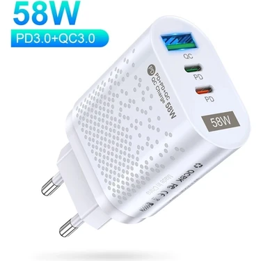 Store Mania Ieg™ Uslion Pd 58W USB + Type-C Hızlı Şarj