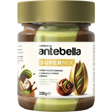 Antebella Süper Mix Fıstık Kreması & Kakaolu Fındık Kreması 320