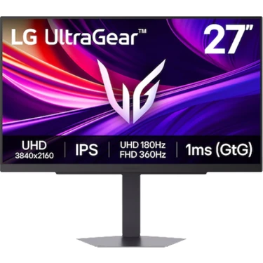 Lg Ultragear 27G810A-B 27" 1ms Dual-Mode (4k 180Hz - Fhd 360Hz) IPS HDR400 Gaming