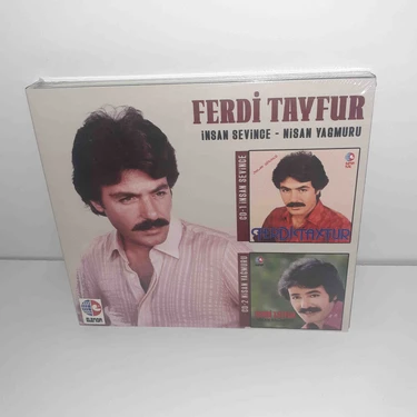 Elenor Ferdı Tayfur 2 CD'li Albüm İnsan Sevince Nisan Yağmuru Özel