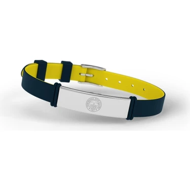 Kadınlara Uygun Fenerbahçe FB-fashion-07-STD Lisanslı Bileklik Mavi ve Sarı Renk