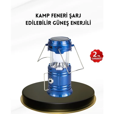 K-Yonlineticaret Solar Kamp Lambası Kızak Sistemli Şarjlı Taşınabilir Doğa Yürüyüşü