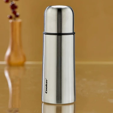 Calperia 0.3lt Krom Termos Paslanmaz Çelik - Sızdırmaz Kapak = Bardak