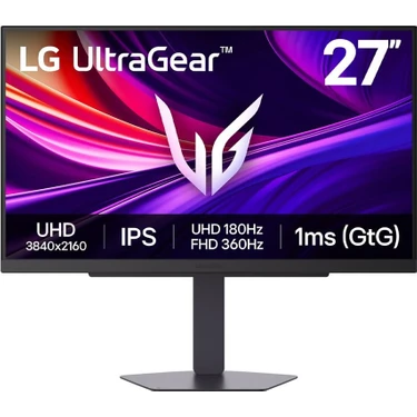 Lg 27' Ultragear 27G810A-B 1ms 180Hz 4K IPS Gamıng