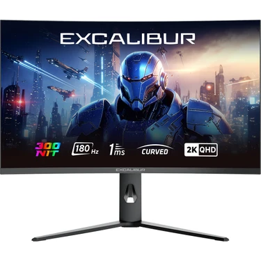 Casper Excalibur M.E315QVC-C 31.5" 2K QHD 180HZ 1MS Pivot Curved HDR10 300NIT Oyuncu