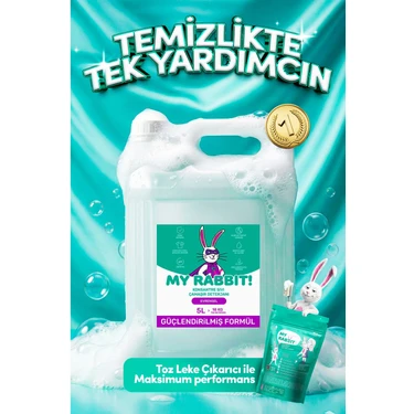 My Rabbit Sıvı Çamaşır Deterjanı Konsantre Formül, Derin Temizlik ve Uzun Süreli Ferahlık 5