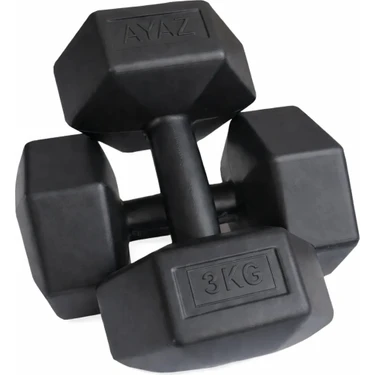 AYAZ SPORT 3 Kg X 2 Adet Toplam 6 Kg  New Dambıl Seti, Dumbell