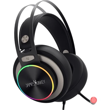 James Donkey 712 Siyah 7.1 Surround Rgb Gaming
