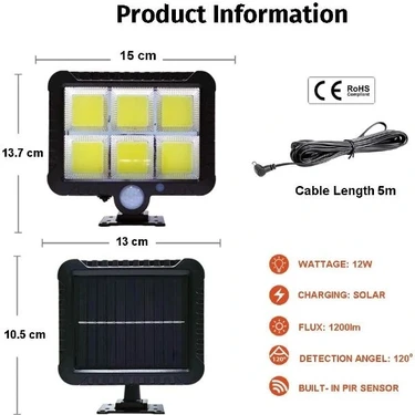 K-Yonlineticaret Hareket Sensörlü Solar