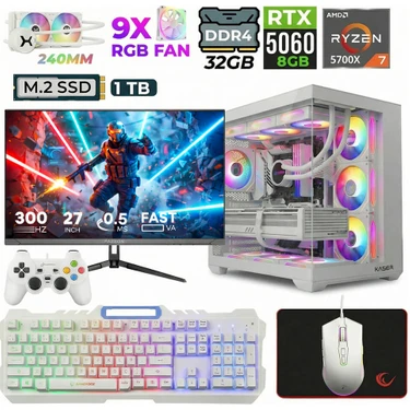 Xaser Sword X55 Ryzen 7 5700X 32GB Ram 1tb M.2 Nvme SSD 8gb Fiyatı