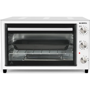 Kumtel 32 Litre Beyaz Mini Fırın KF-5320 Turbo Pişirme Özelliği ile Kompakt