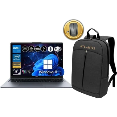 Huawei Matebook D16 2024 I5-12450H 16GB Ram 256GB SSD WIN11PRO 15.6" Notebook+Çanta&mouse
