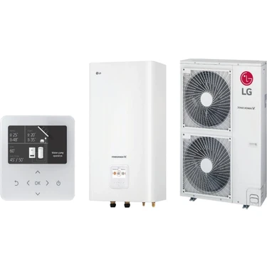 Lg 16 Kw Hidrosplit Isı Pompası R32 Gaz 65 Derece Wifi Modül Yapay Zeka Mobil
