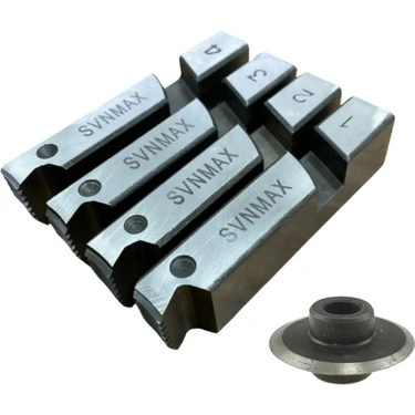 Sevnur Makina Svnmax1-2 Tezgah Pafta Tarak Sertleştirilmiş Krom Çelik 9crsi Kesme Bıçağı