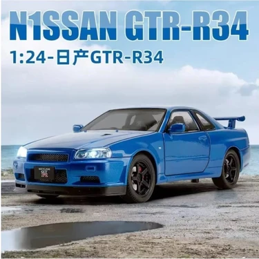 Aksoy Toys Nissan Skyline Gtr R34 1:24 Ölçek Diecast Model Fiyatı