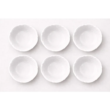  Queen Plain ホワイト皿 5枚セット Porland Porselen Queen Beyaz 13 cm 6lı Çorba Kasesi Salata Fiyatı