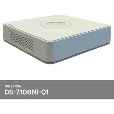Kaia Life Hıkvısıon DS-7108NI-Q1, 8kanal, 4mpix, H265+, 1 Hdd, UHD 1520P Kayıt, 60MBPS Bant