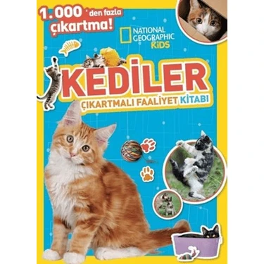 National Geographic Kids Kediler Çıkartmalı Faaliyet