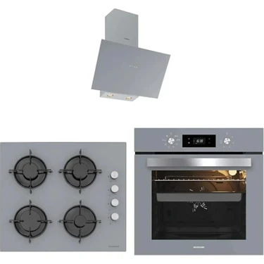 Sılverlıne Ankastre Set (BO65E4S01-CS5349S01-3481 Gri