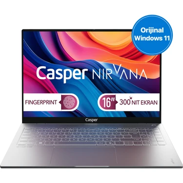 Casper Nirvana S100 300NIT i7-13620H 16GB DDR5 1TB SSD 16" W11P Laptop