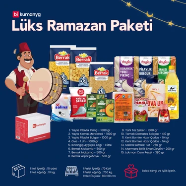Bikumanya Lüks Ramazan Kumanyası - 15'li Gıda