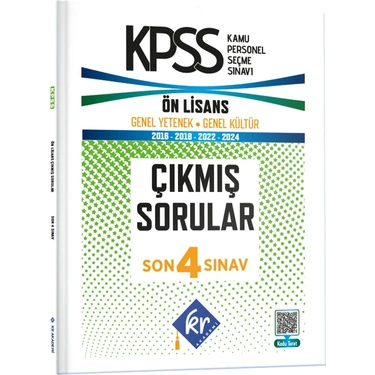 Kr Akademi Yayınları Kpss Genel Yetenek Genel Kültür Ön Lisans Son 4 Sınav Çıkmış