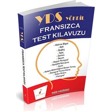 Pelikan Yayınları YDS YÖKDİL Fransızca Test Kılavuzu Sınav Bilgisi İçin Özel Tasarım