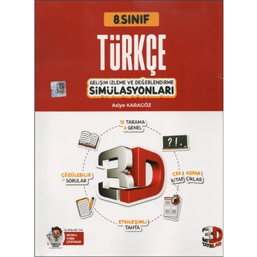 3D Yayınları 8.sınıf Türkçe Gelişim Izleme ve Değerlendirme