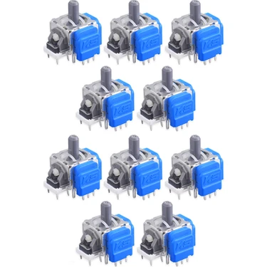 Pop Konsol 10 Adet PS5 Hall Effect Analog Motor PS5 Kol Joystick Tamiri Playstation 5 Yedek