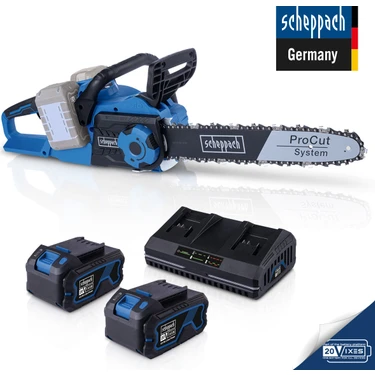 Scheppach BC-CS355DUO-X Xl2 2X4.0AH Çift Akülü Ağaç Kesme - Fiyatı