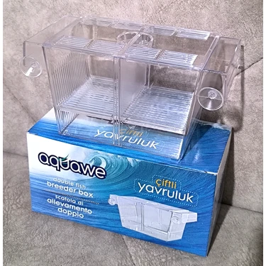 Ti-Sert Aquawe Çift Bölmeli Lepistes Canlı Doğuran Balık Yavruluğu Fish Breeder