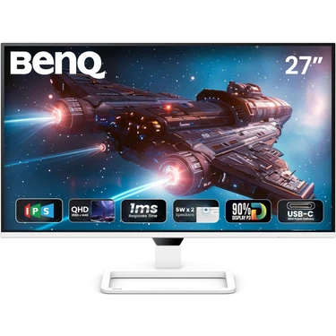 Benq EW270Q 27″ 200Hz 1ms 2k Qhd HDR10 IPS Beyaz Gaming