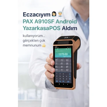 Worldline Ingenico- Pax A910SF Android Yazarkasa Pos Fiyatı