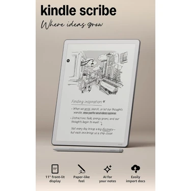Amazon Kindle 3.nesil Scribe 32GB Premium Graphite 11 Kitabı