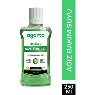 Agarta Naneli Ağız Bakım Suyu Alkolsüz 250