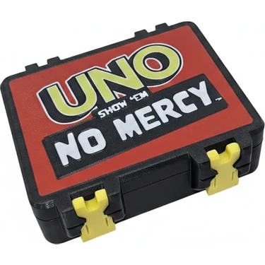Uno No Mercy Kart Düzenleme Saklama Kutusu - Kilitli, Dayanıklı ve
