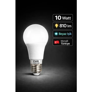 ZMR Lumıxa 10 Watt 810 Lm Beyaz Renk