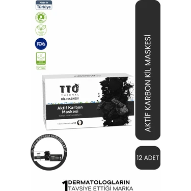 Tto Thermal Aktif Karbon Maskesi Siyah Nokta