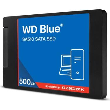 【値下げ】WD Blue SA510 500GB SATA SSD 100% Wd Blue SA510 Sata SSD 2,5 Inç/7 mm Kasalı - 500 GB Fiyatı