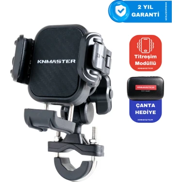 KNMASTER TT-870 Titreşim Önleyicili Motosiklet Telefon