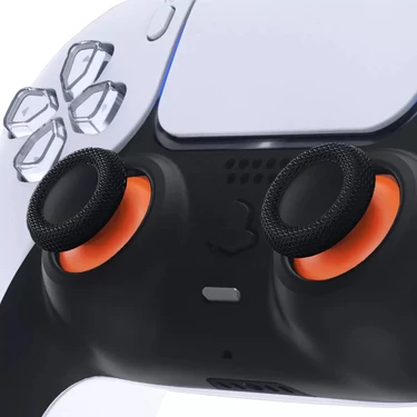 Pop Konsol 2 Adet PS5 Analog Topuz Turuncu Başlık Playstation 5 Kol Tamir Yedek