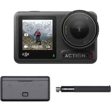 DJI Djı Osmo Action 4 Adventure Combo Aksiyon Kamera - Distribütör