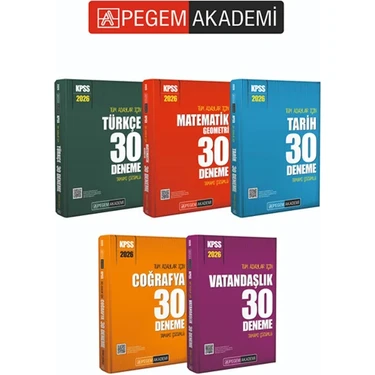 Pegem Akademi 2026 Kpss Tüm Adaylar Için 150 Deneme Seti