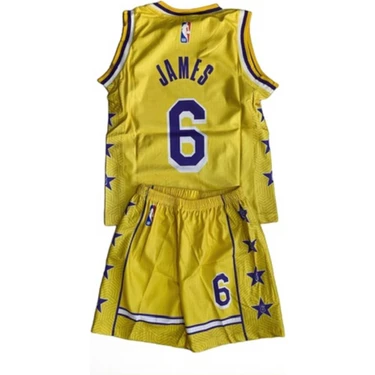 Çağrı Giyim Los Angels Lakers Nba LeBron James Çocuk Basketbol