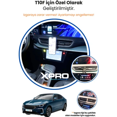 Xpro Aksesuar Togg T10F Uyumlu - Xpro Telefon Tutucu Özel Tasarım Manyetik Telefon Tutucu -Magsafe