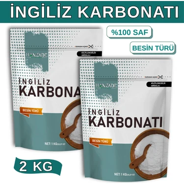 Hanzade Bitkisel İngiliz Karbonatı 1 kg x 2