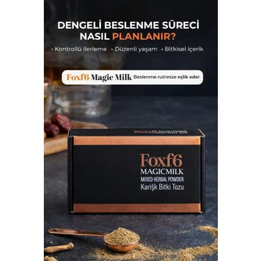 Foxf6 Magic Milk Bitkisel Karışım Tozu 30 Adet Yumuşak Fiyatı