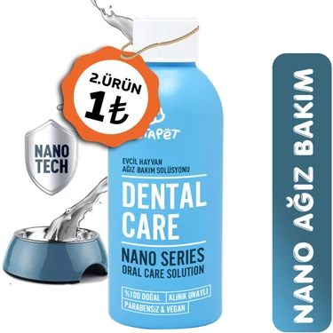 Metapet Nano Series Köpek Ağız Bakım Suyu, Ağız Kokusuna Son, Diş Bakımı ve Temizleme